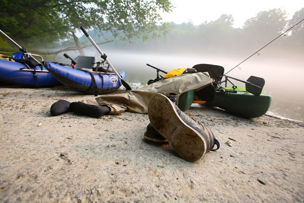 Tips for using personal pontoon boats to float Kentucky streams 