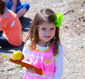 This little cutie (Holdin Elizabeth) was fishing from the free camping area