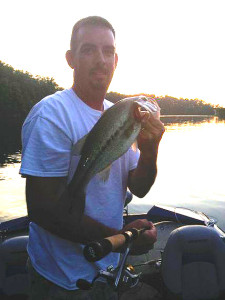 Frank Batten caught this nice bass  on Laurel River Lake in July. (photo submitted).