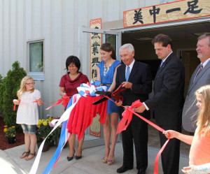 Two Rivers Fisheries held a ribbon cutting ceremony on May 30, to celebrate the opening of the . (Photo courtesy of Two Rivers Fisheries