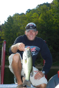 Scott Doan holding one of eight fish he caught at Cave Run Lake in late September. (photo submitted)