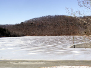 A view of the cove near author Chris Erwin's camp on Cave Run Lake. (Photo by Chris Erwin)