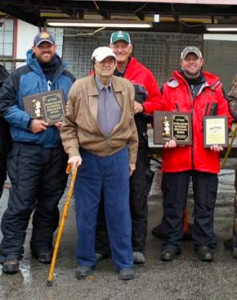 From left to right: Jason Bridwell, Jack Huddleston, one of the tournament's founders, Benny McBride, tournament director and Chad Snider. (Photo submitted).