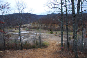 A view of where the trailheads come together near the parking lot. From there you can ride in every direction to explore over 7,000 acres. (Photo by Chris Erwin)