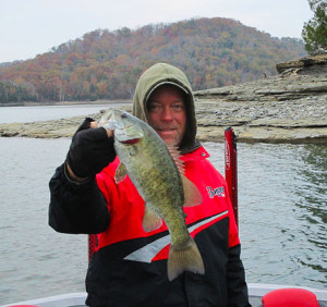 Scott Doan, one of the field members of Kentucky Angling continued to catch fish this past week on Dale Hollow Lake in central Kentucky. (photo submitted)
