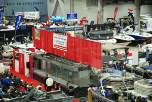 A look from the sky view walk-way at the Duke Energy Convention Center in Cincinnati, Ohio as the show gets into full swing. (Photo by Chris Erwin)