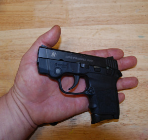 The author's choice for a carry weapon is the Smith & Wesson Bodyguard 380 it only weight nine ounces empty and 15 ounces loaded. (photo by Chris Erwin)
