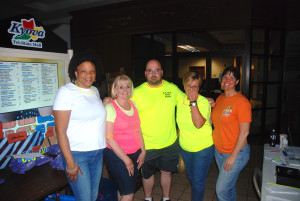 Some of the volunteers that help make the 5K run possible. Thank you for your service! (Photo by Chris Erwin)