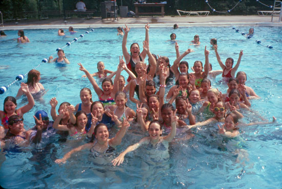 Conservation campers like these enjoying the pool at Camp Currie on Kentucky Lake will have new dining facilities at the camp thanks to funds generated by the sale of land donated to the Kentucky Fish and Wildlife Foundation. The Foundation provides funding for infrastructure improvements at the summer conservation camps operated by the Kentucky Department of Fish and Wildlife Resources as well as at the Salato Wildlife Education Center at Fish and Wildlife Headquarters in Frankfort.  